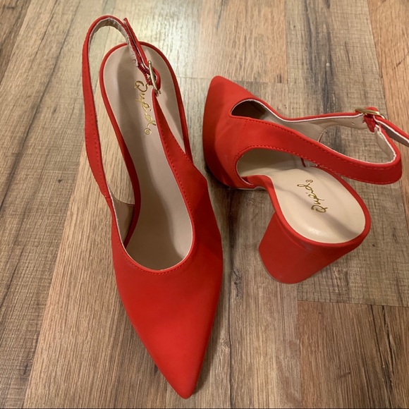EUC✨ | Red Chunky Heels - Picture 3 of 8